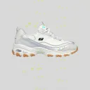 SKECHERS DAZZLONG SHINE BLANCO PLATEADO 150556WGY 36.5
