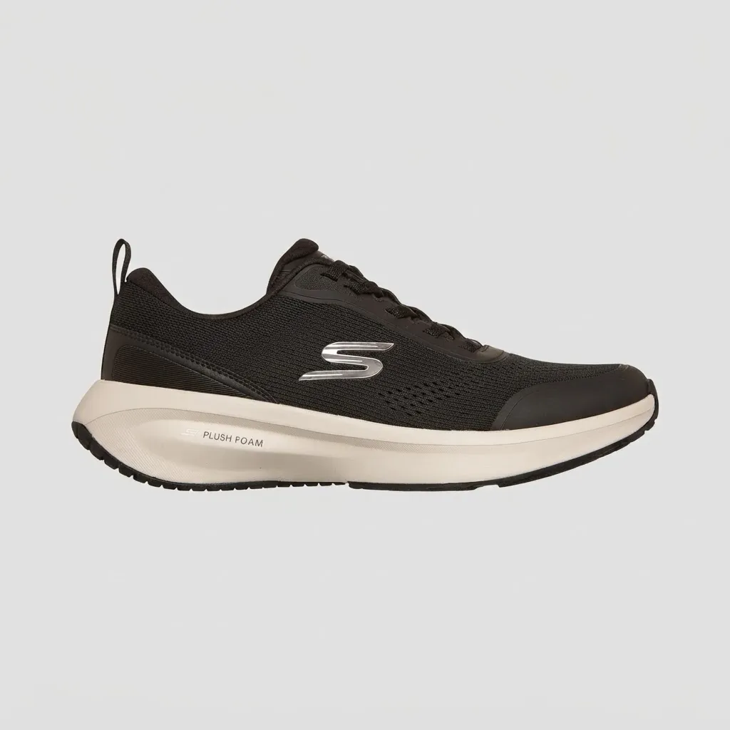 SKECHERS PLUS FOAM NEGRO BLANCO (38)