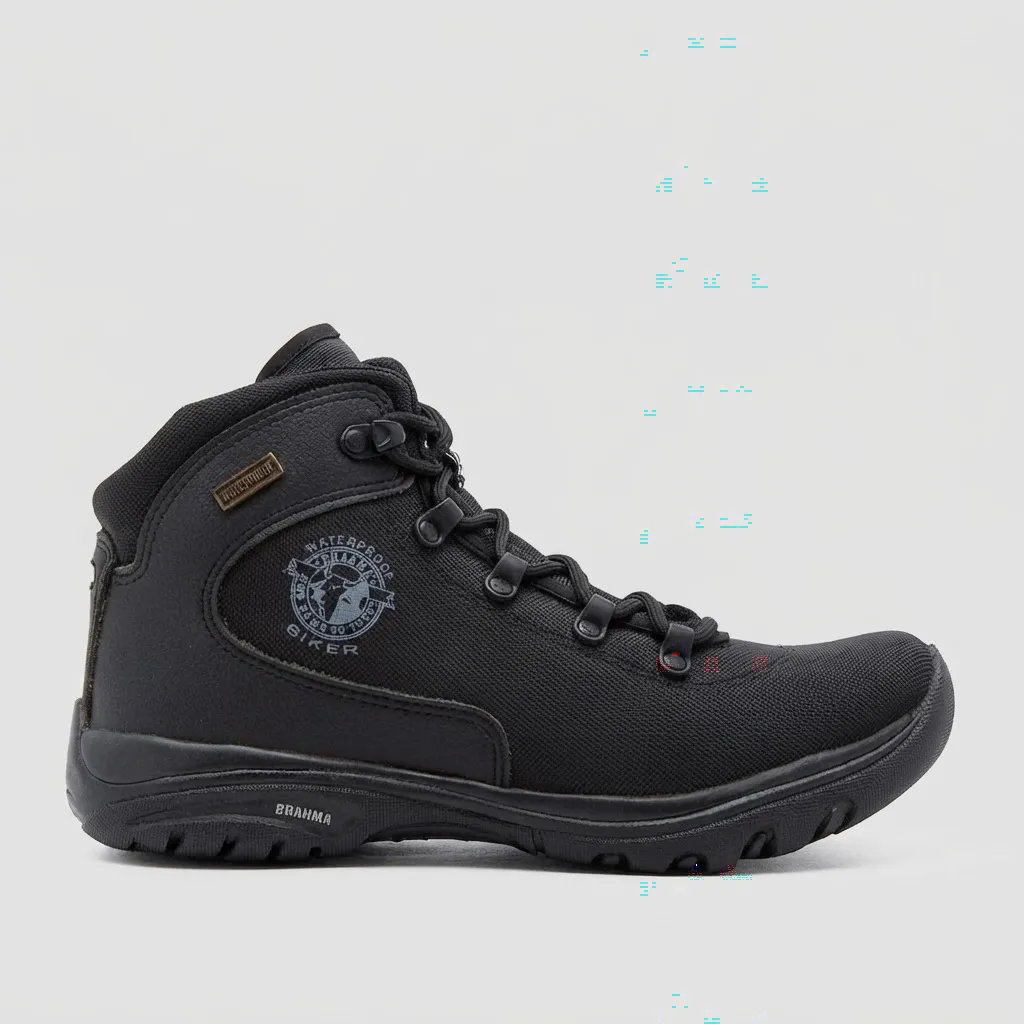 [OM2676 34 NEGRO] BRAHMA BOTA BIKER NEGRO OM2676  34 (34)