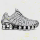 NIKE SHOX TL PLATEADO AV3595-007 40